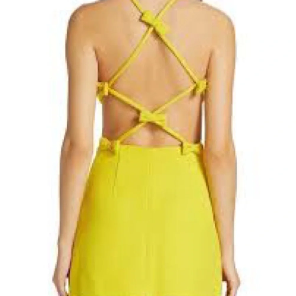 Yellow Backless Cut Out Sundress - Picture 3 of 5